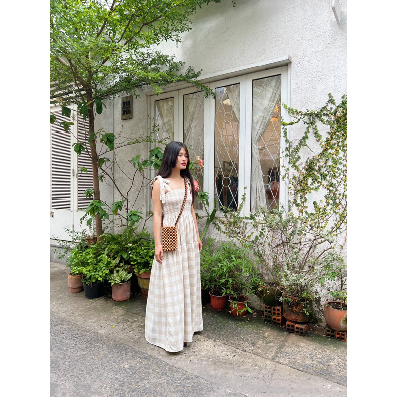Đầm dây caro - Hazel Dress