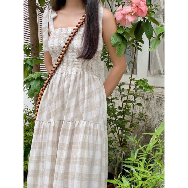 Đầm dây caro - Hazel Dress