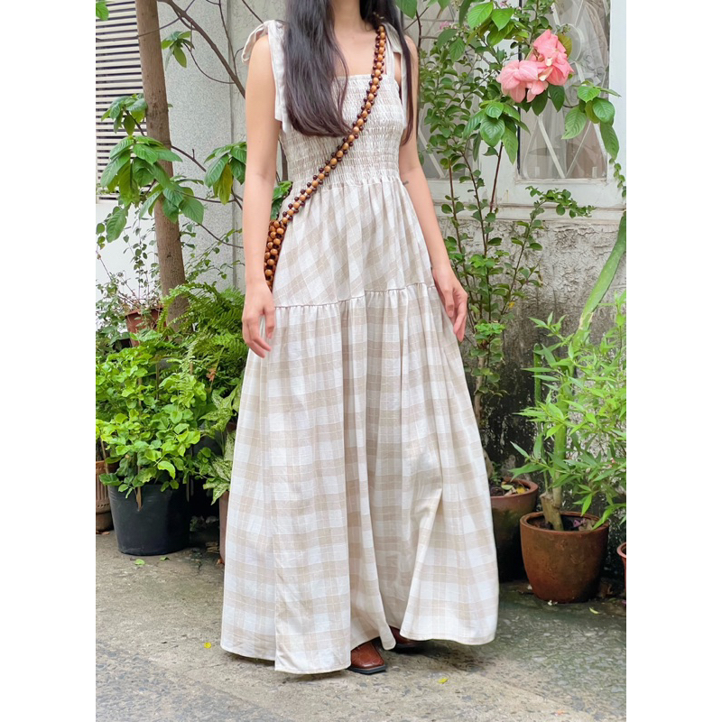 Đầm dây caro - Hazel Dress