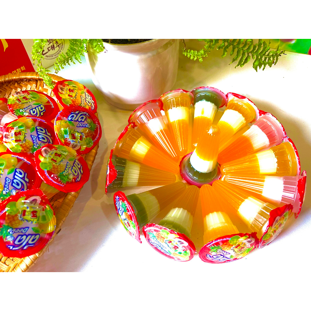 Thạch Rau Câu Trái Cây 3 Tầng DEEDO Thái Lan