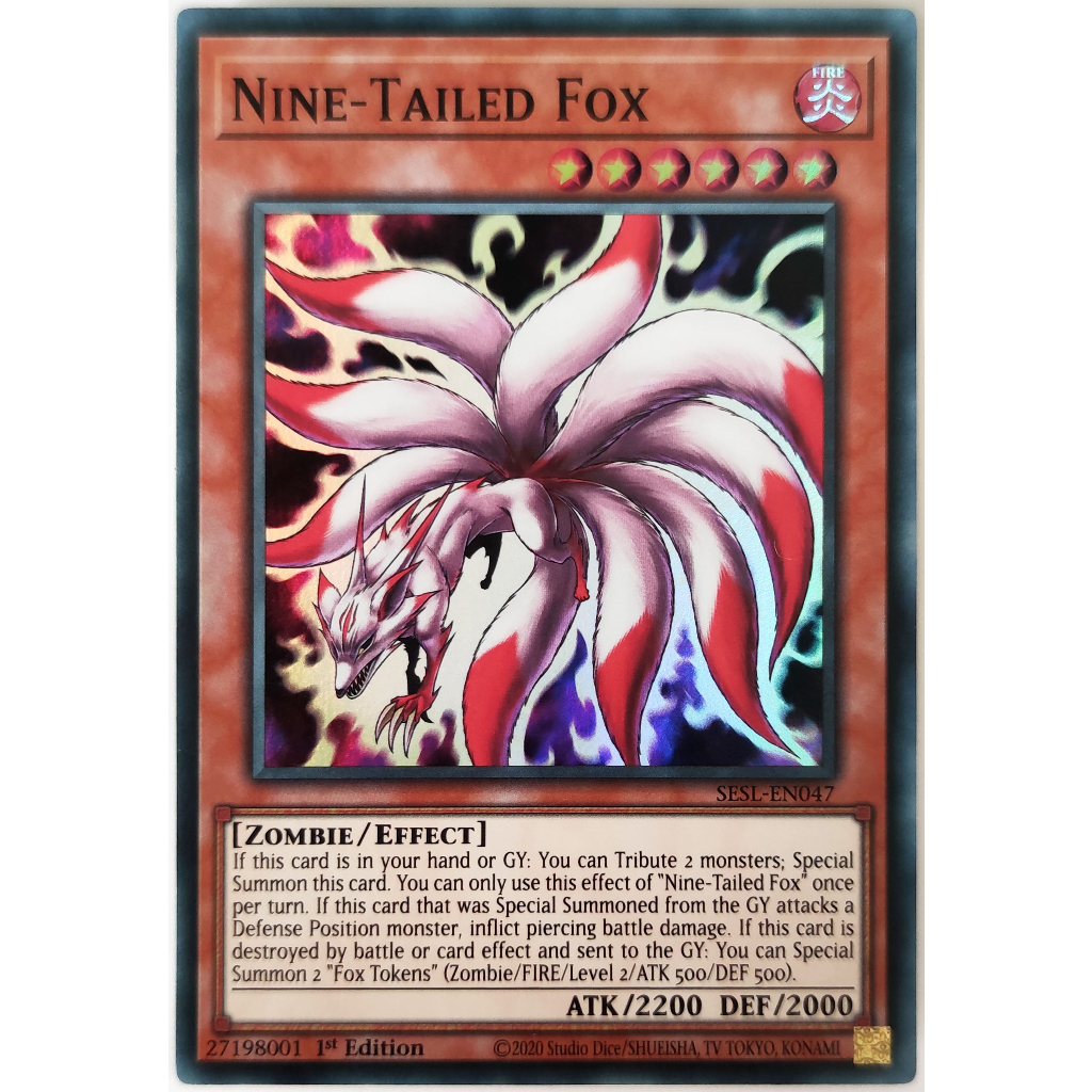 [Thẻ Yugioh] Nine-Tailed Fox |EN| Super Rare