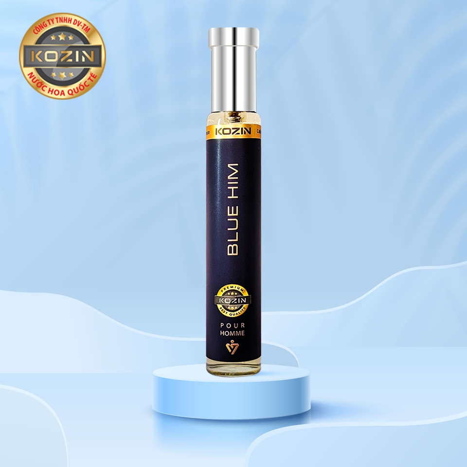 Tinh dầu Nước hoa nam KOZIN BLUE HIM thơm lâu 6-8 tiếng - Hương gỗ Mạnh mẽ, tự tin cuốn hút, đẳng cấ