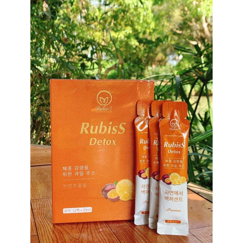 RUBISS DETOX giảm cân hộp 12 gói
