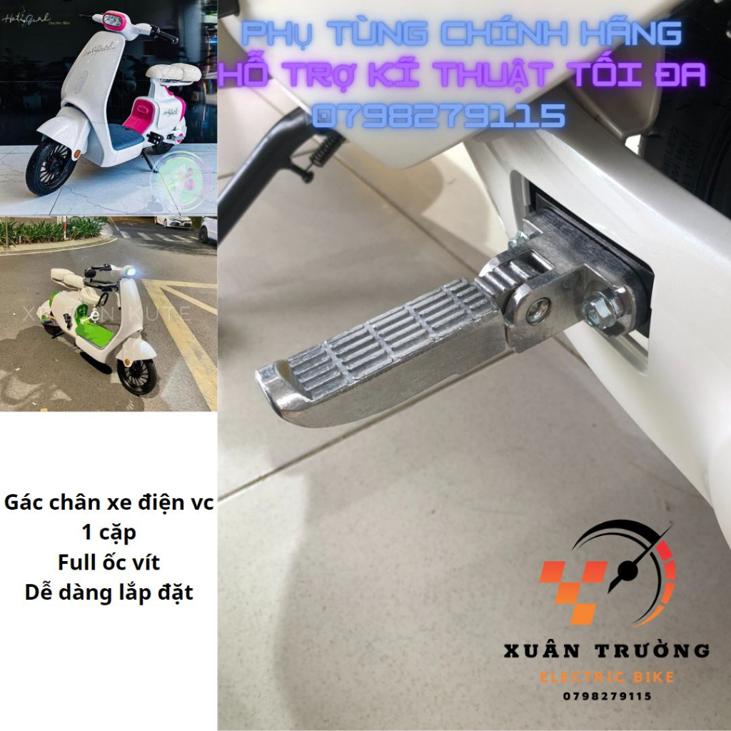 Gác chân xe điện VC