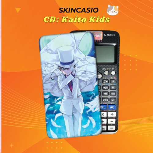 (1 miếng)Miếng Dán Máy Tính Cầm Tay FX-570, FX-580, Casio Chủ đề KAITO KIDS | DECAL VINYL KHÔNG GÂY BONG TRÓC