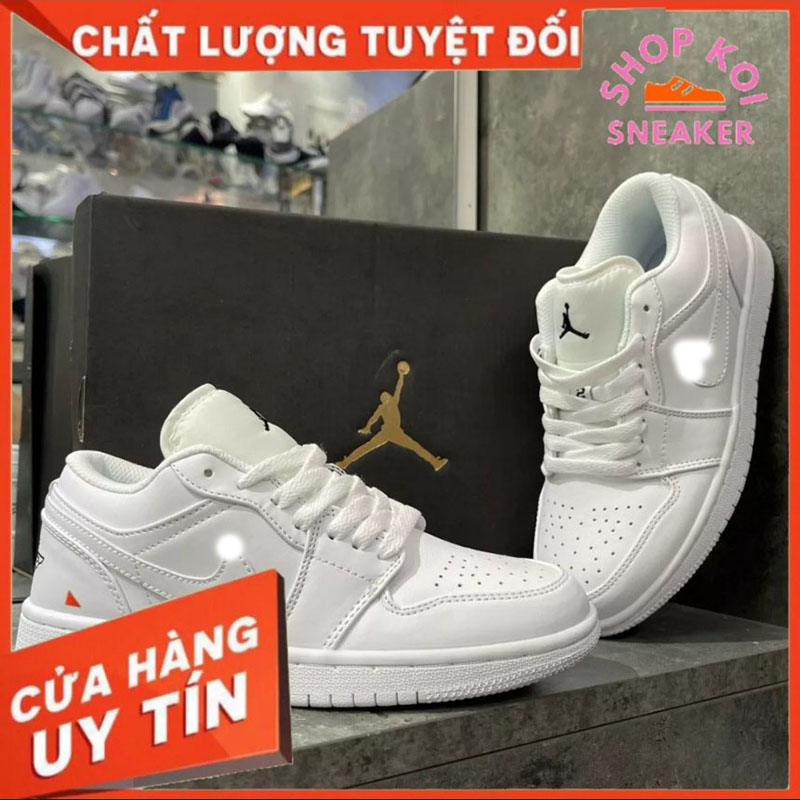 Giày Thể Thao, Giày JD1 low full trắng Hàng Chuẩn Như Hình full box ảnh thật GD73