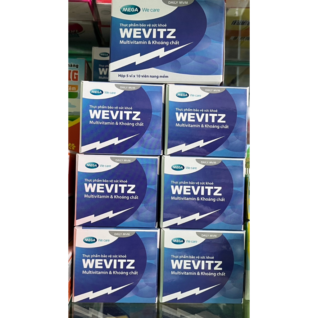 Viên Uống WEVITZ Bổ Sung Vitamin Khoáng Chất Giúp Tăng Cường và Phục Hồi Sức Khỏe (Hộp 50 viên) - NT Bình An