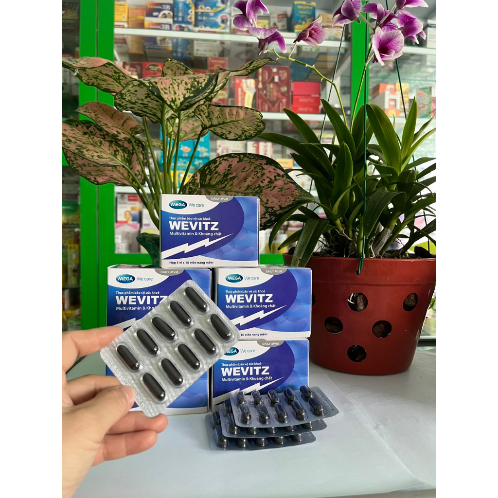 Viên Uống WEVITZ Bổ Sung Vitamin Khoáng Chất Giúp Tăng Cường và Phục Hồi Sức Khỏe (Hộp 50 viên) - NT Bình An