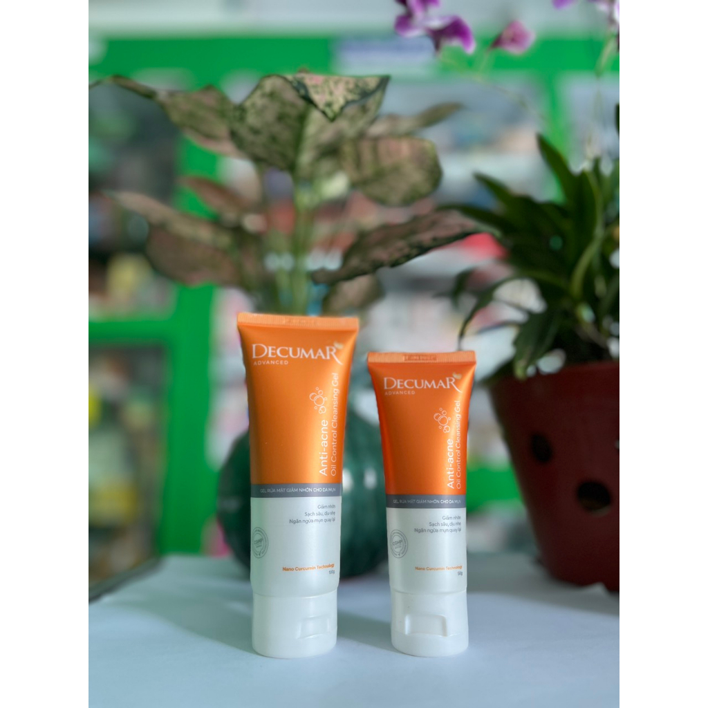 Sữa rửa mặt dạng Gel Decumar Advanced giảm mụn kiểm soát nhờn 50g - 100g - NT Bình An