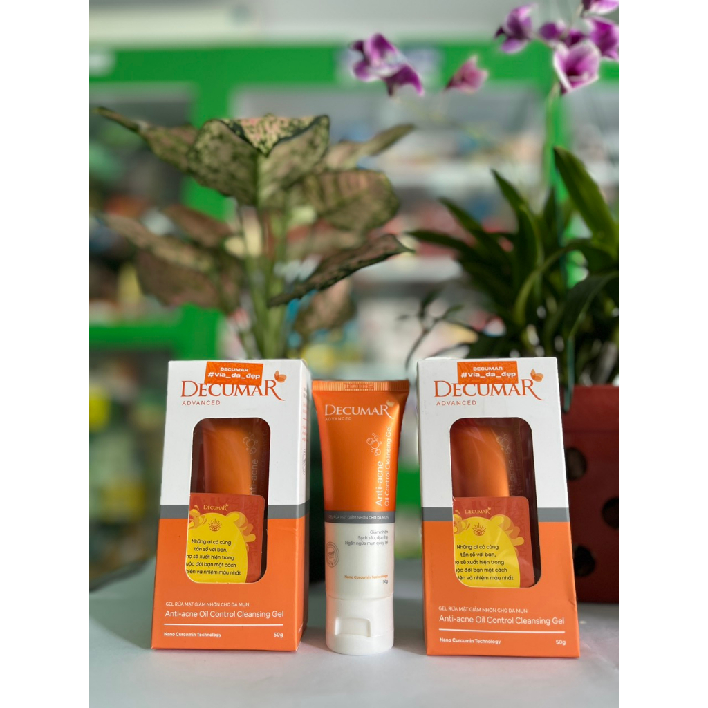 Sữa rửa mặt dạng Gel Decumar Advanced giảm mụn kiểm soát nhờn 50g - 100g - NT Bình An