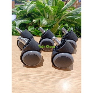 Combo 5 cái bánh xe ghế xoay văn phòng xám-Banhxetuankhang