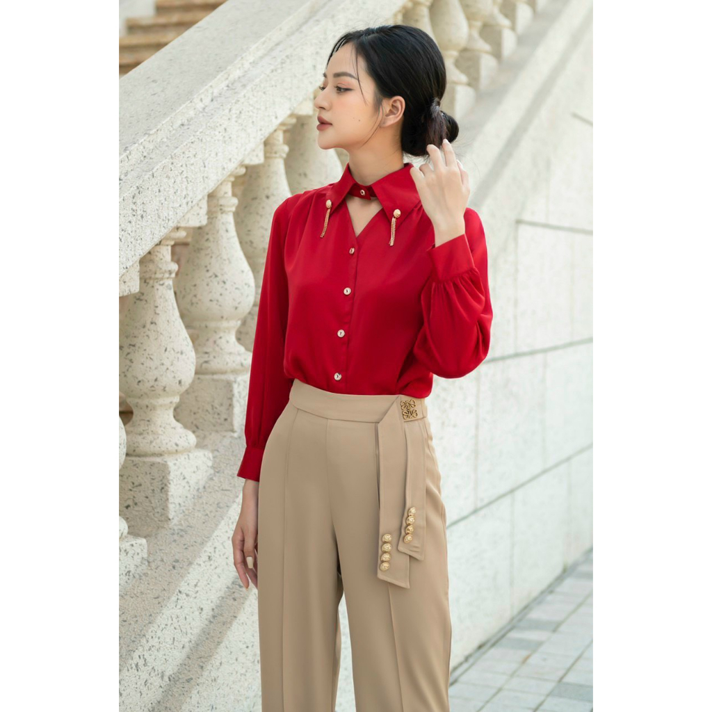 Áo sơ mi tiểu thư sang chảnh