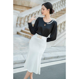 Áo sơ mi lụa tiểu thư