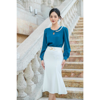 Áo sơ mi lụa tiểu thư