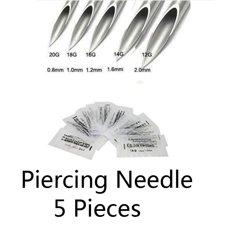 kim cứng xỏ khuyên piercing đủ kích cỡ