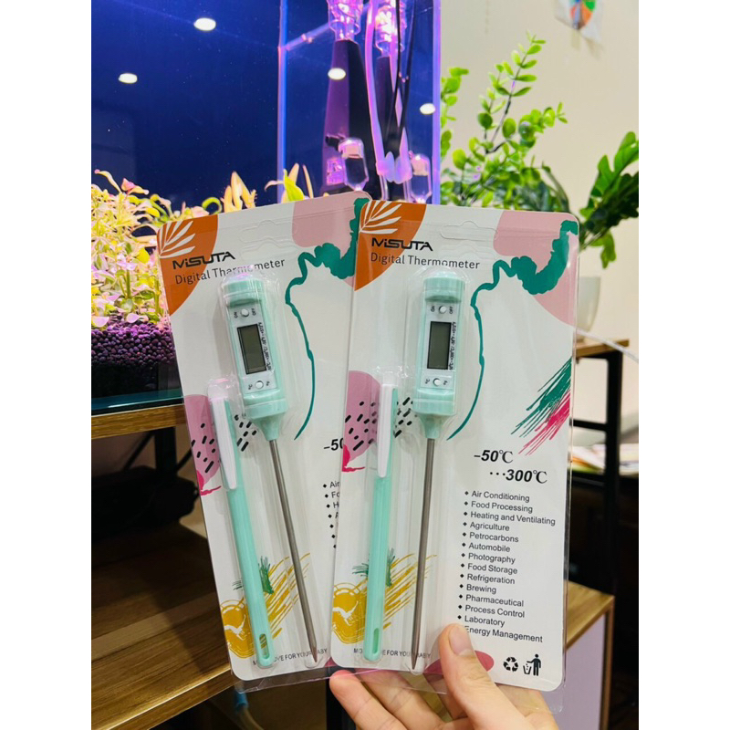 nhiệt kế đo nước pha sữa misuta tròn và dẹt