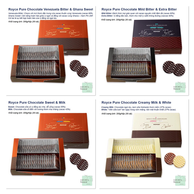 SHIP HCM - Royce Pure Chocolate (Nhật Bản)