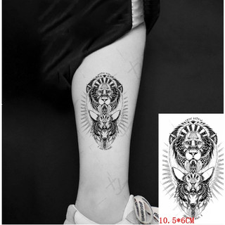 [Đọc kỹ mô tả] Hình dán tạm thời thủ lĩnh động vật j20. Xăm dán tatoo mini không chống nước, size <10x6cm
