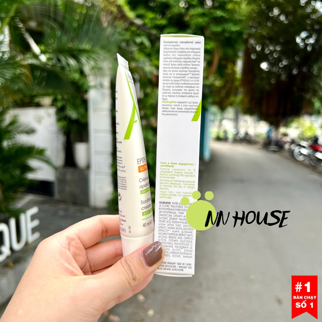 Kem dưỡng Aderma Ultra Epitheliale liền sẹo, mờ thâm sẹo, cream dưỡng ẩm phục hồi da,tái tạo da skincare acid hyaluronic