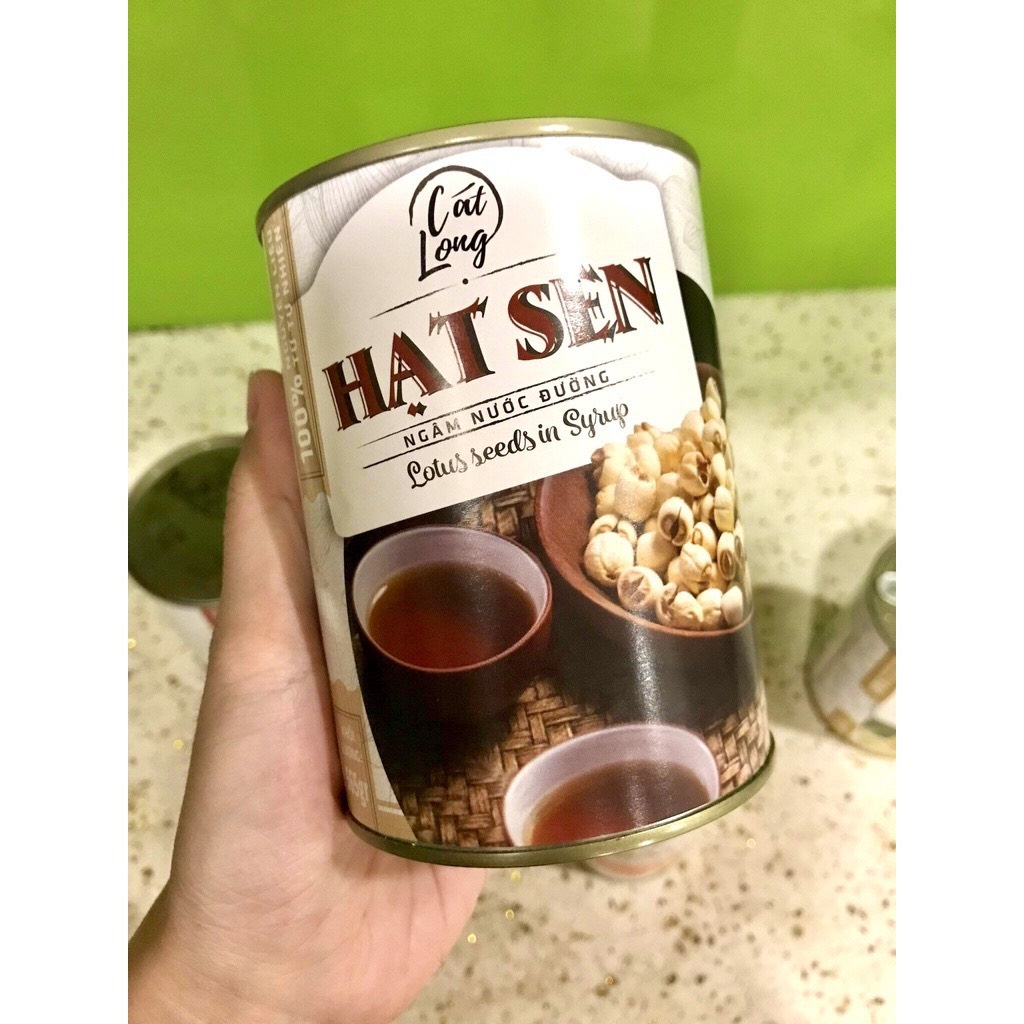Hạt Sen ngâm nước đường - Hạt sen Cát Long 565Gr