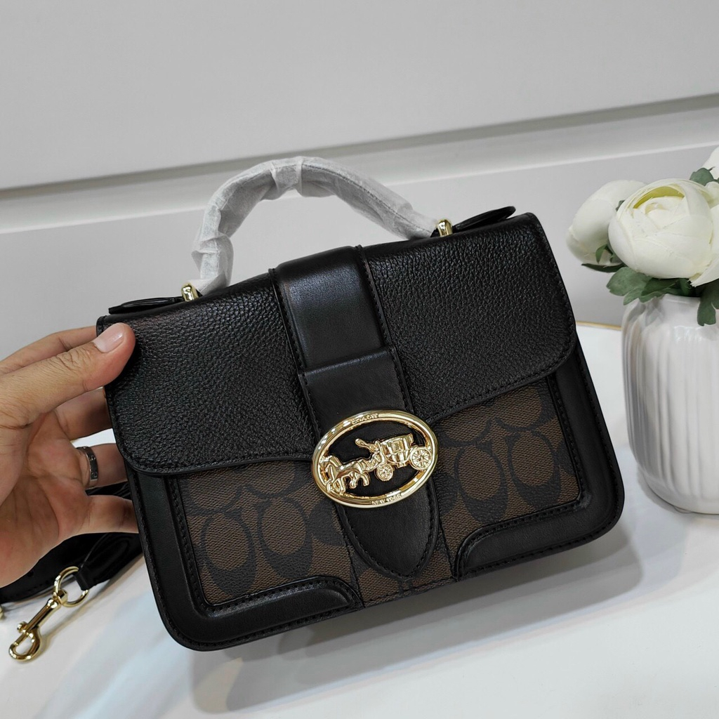 TÚI XÁCH COACH Small Georgie Top Handle C6504