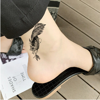 [Đọc kỹ mô tả] Hình dán tạm thời lông vũ j29.Xăm dán tatoo mini, size <10x6cm, không chống nước