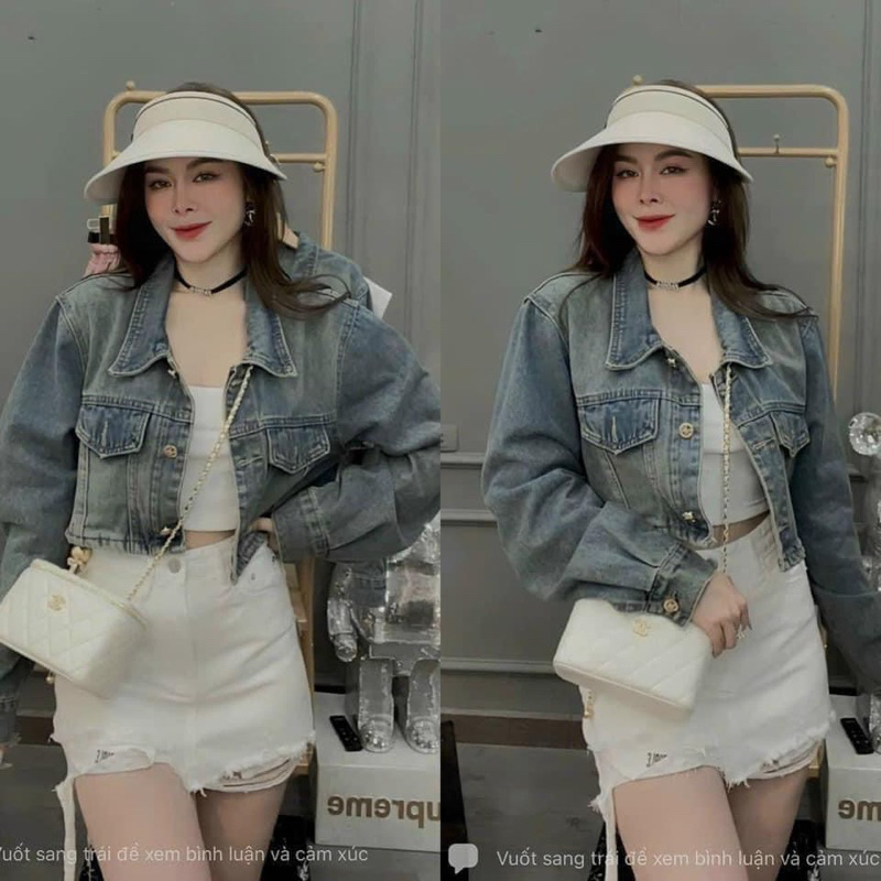 ÁO KHOÁC BÒ CRT MÀU XANH DÀI TAY