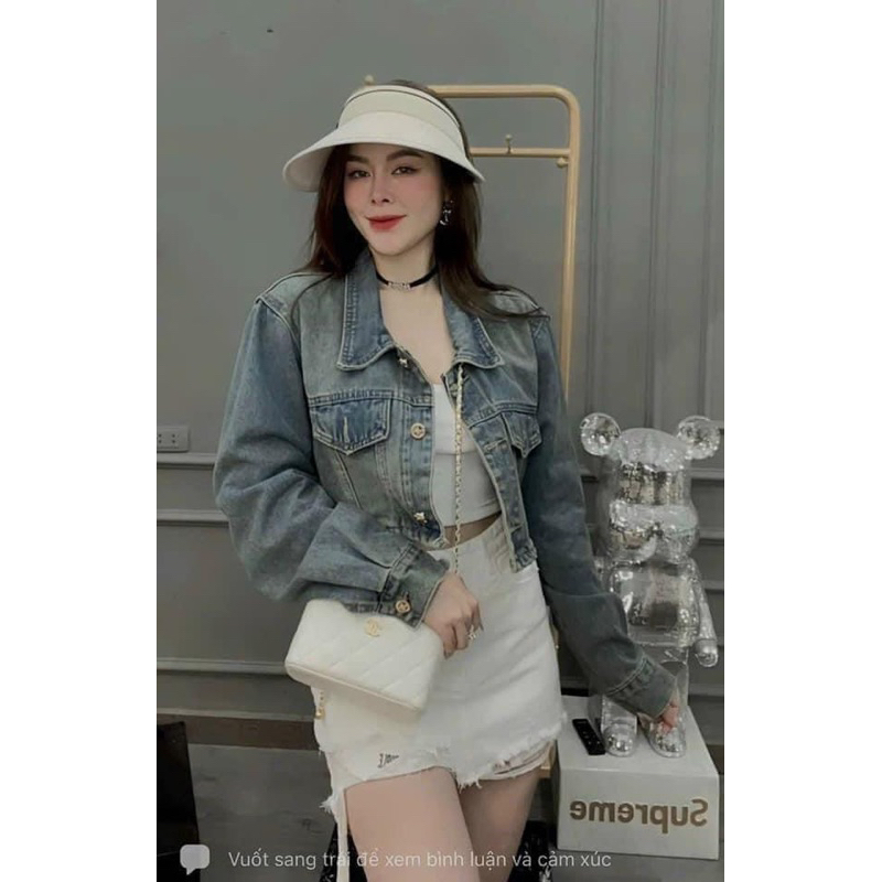 ÁO KHOÁC BÒ CRT MÀU XANH DÀI TAY