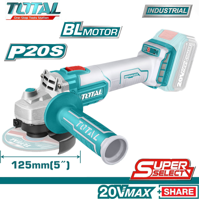 Máy mài, máy cắt cầm tay dùng pin Lithium 20V Total TAGLI2012582 TAGLI201072