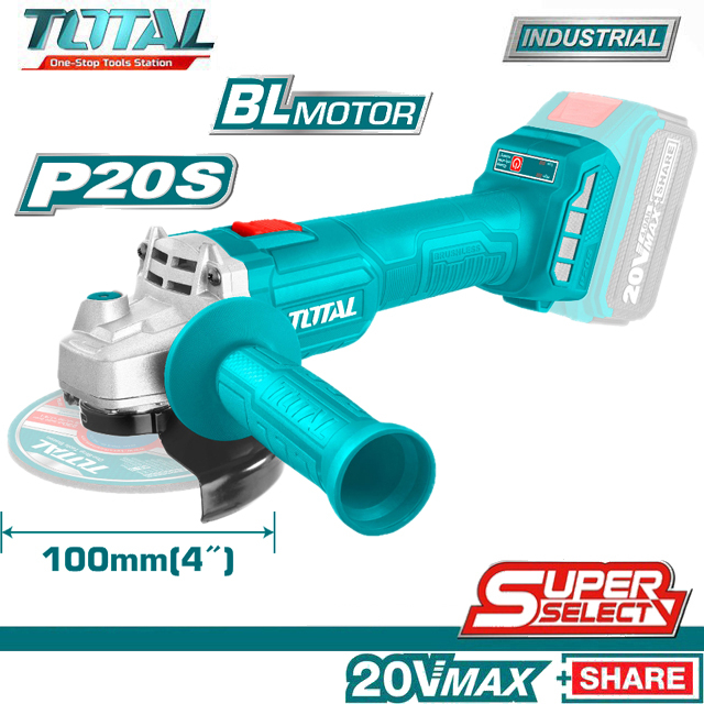 Máy mài, máy cắt cầm tay dùng pin Lithium 20V Total TAGLI2012582 TAGLI201072