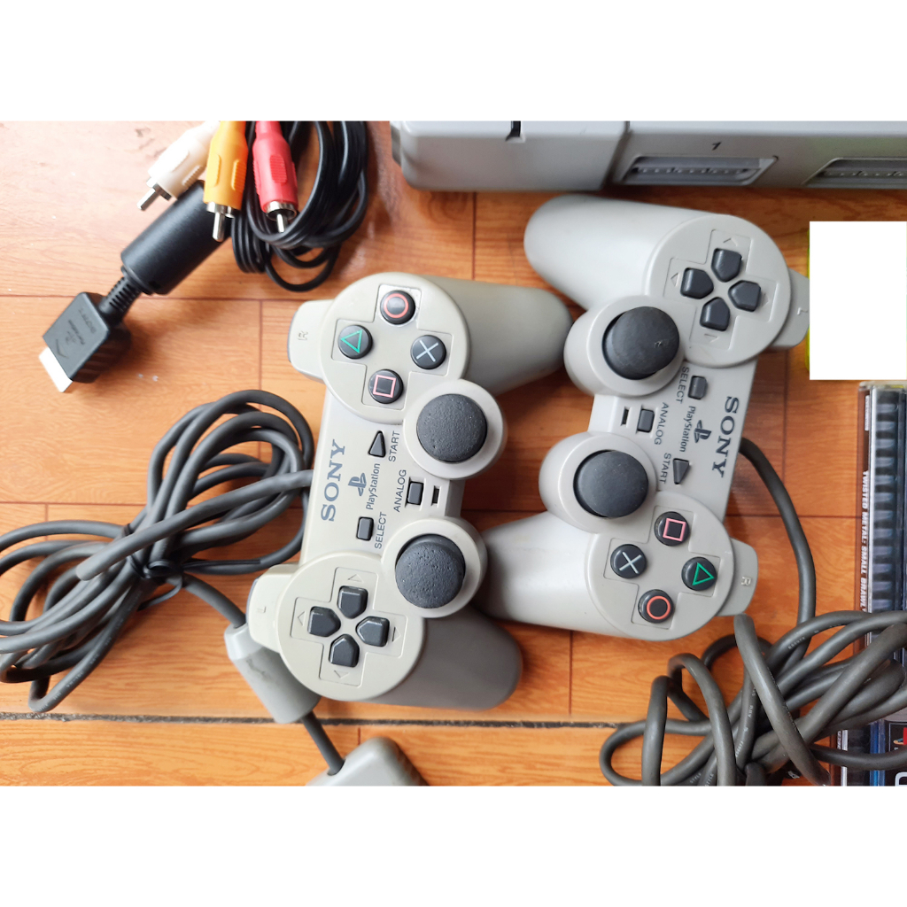Máy ps1 mod chip kèm tay zin analog