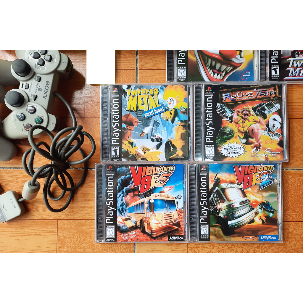 Máy ps1 mod chip kèm tay zin analog