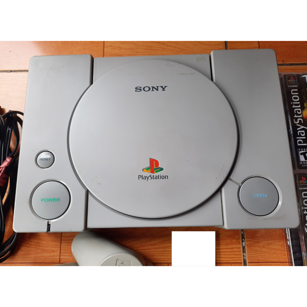 Máy ps1 mod chip kèm tay zin analog