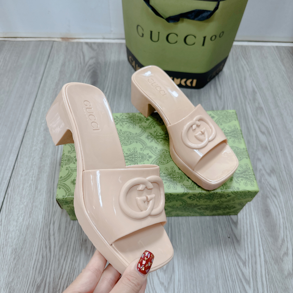 Dép cao gót nữ GC fullbox kèm video thật