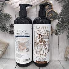 Dầu gội đầu LAUITE LUXURY 800mlx2 phục hồi hư tổn chuyên sâu hương nước hoa minhanh cosmetic