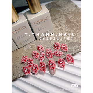 Hoa bột 3d ẩn nổi(phụ kiện nail)