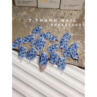 Hoa bột 3d ẩn nổi(phụ kiện nail)