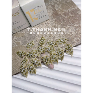 Hoa bột 3d ẩn nổi(phụ kiện nail)