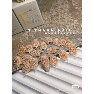 Hoa bột 3d ẩn nổi(phụ kiện nail)