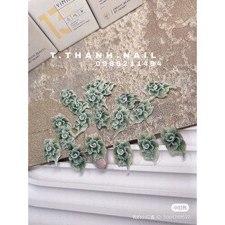 Hoa bột 3d ẩn nổi(phụ kiện nail)