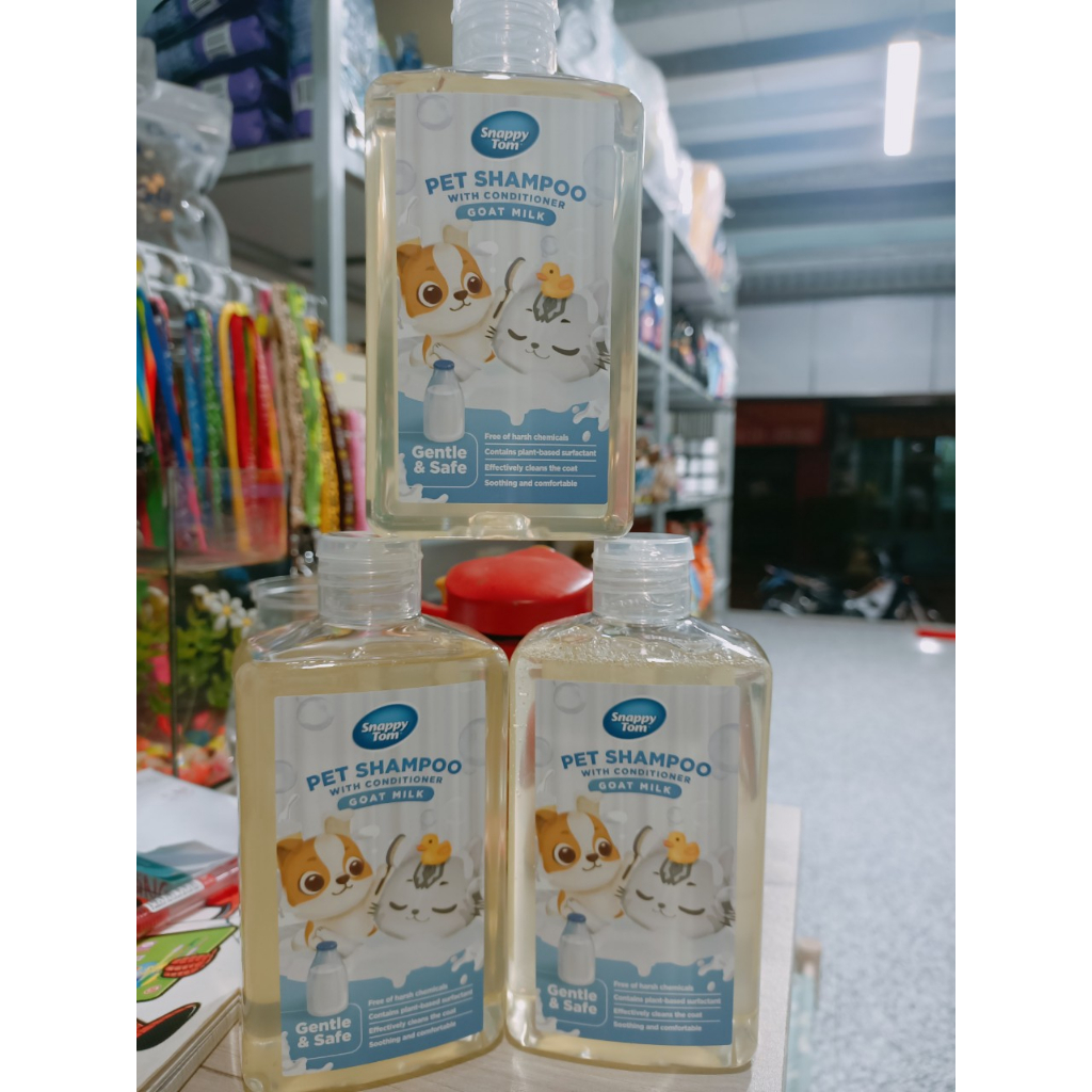 Sữa Tắm Kết Hợp Dầu Xả Cho Chó Mèo Snappy Tom Shampoo 500ml
