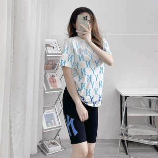Set bộ đồ MLB áo thun quần Legging xuất phông cotton 100% sang xịn , mềm mịn, thấm mồ hôi tốt