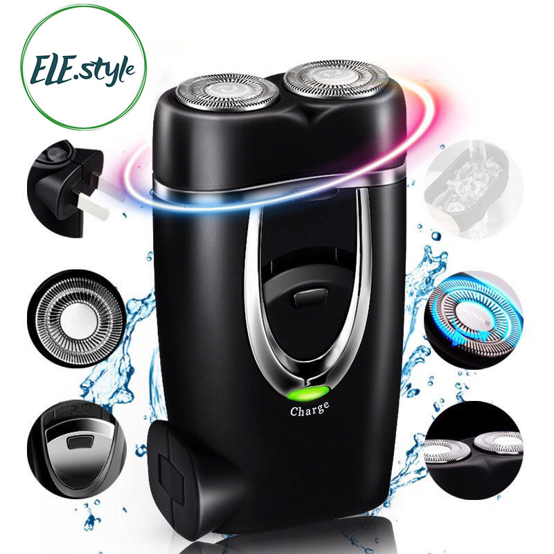 Máy cạo râu mini CHARGE-188 lưỡi kép siêu bén, tích hợp sạc