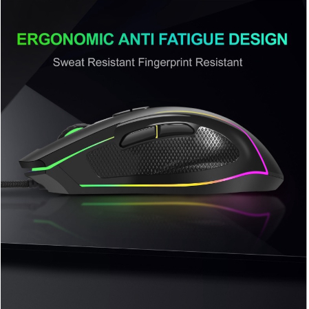 Chuột Máy Tính Có Dây GM30 Led RGB Chuyên Dụng Cho Game Thủ