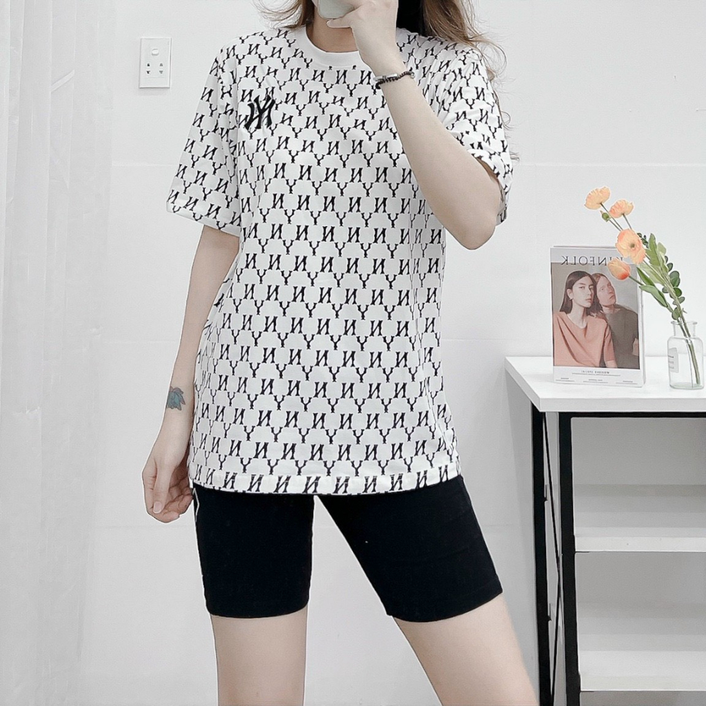 Set bộ đồ MLB áo thun quần Legging xuất phông cotton 100% sang xịn , mềm mịn, thấm mồ hôi tốt