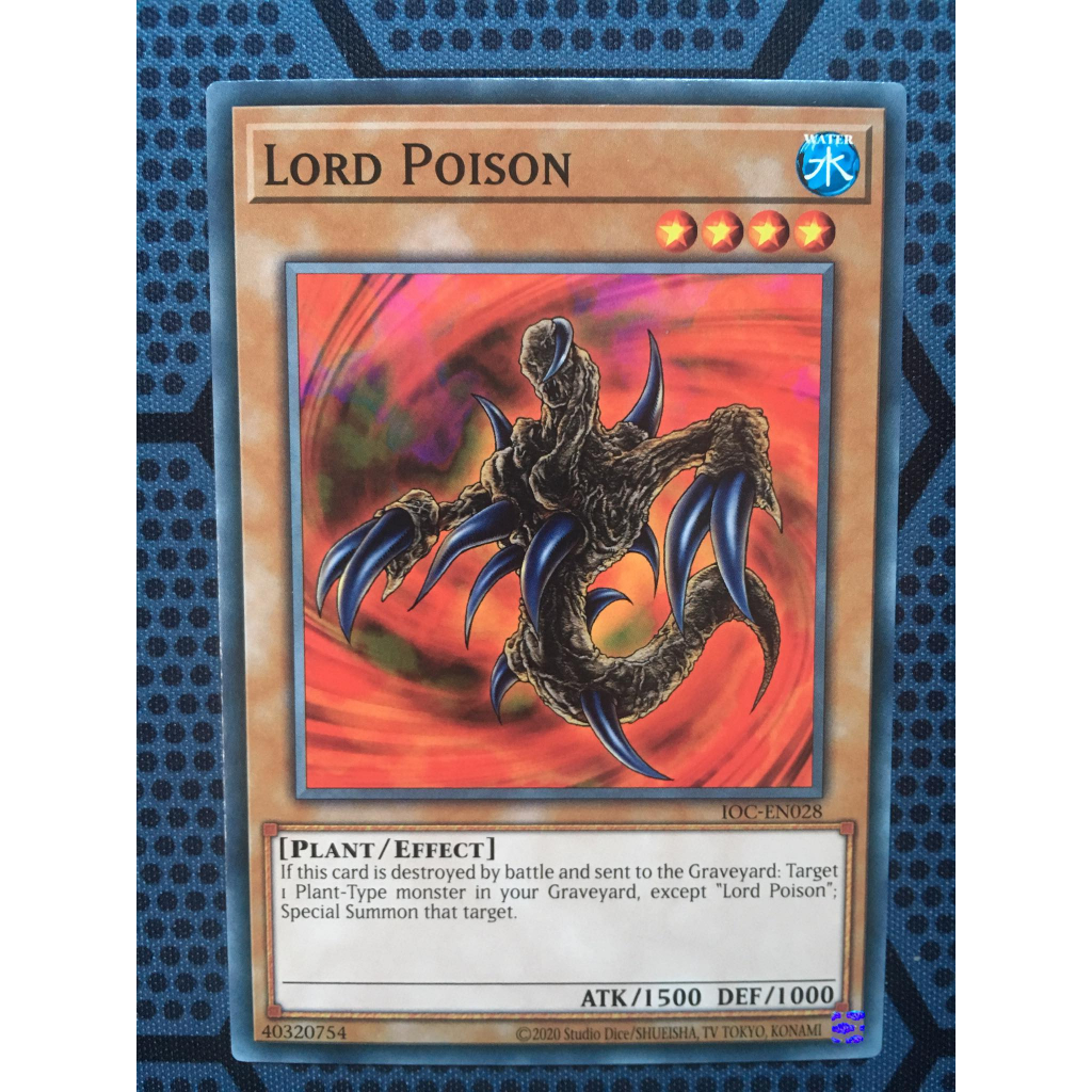 Bài yugioh thời đầu duel monster - Lord Poison - IOC-EN028 - Common Unlimited (25th Reprint)