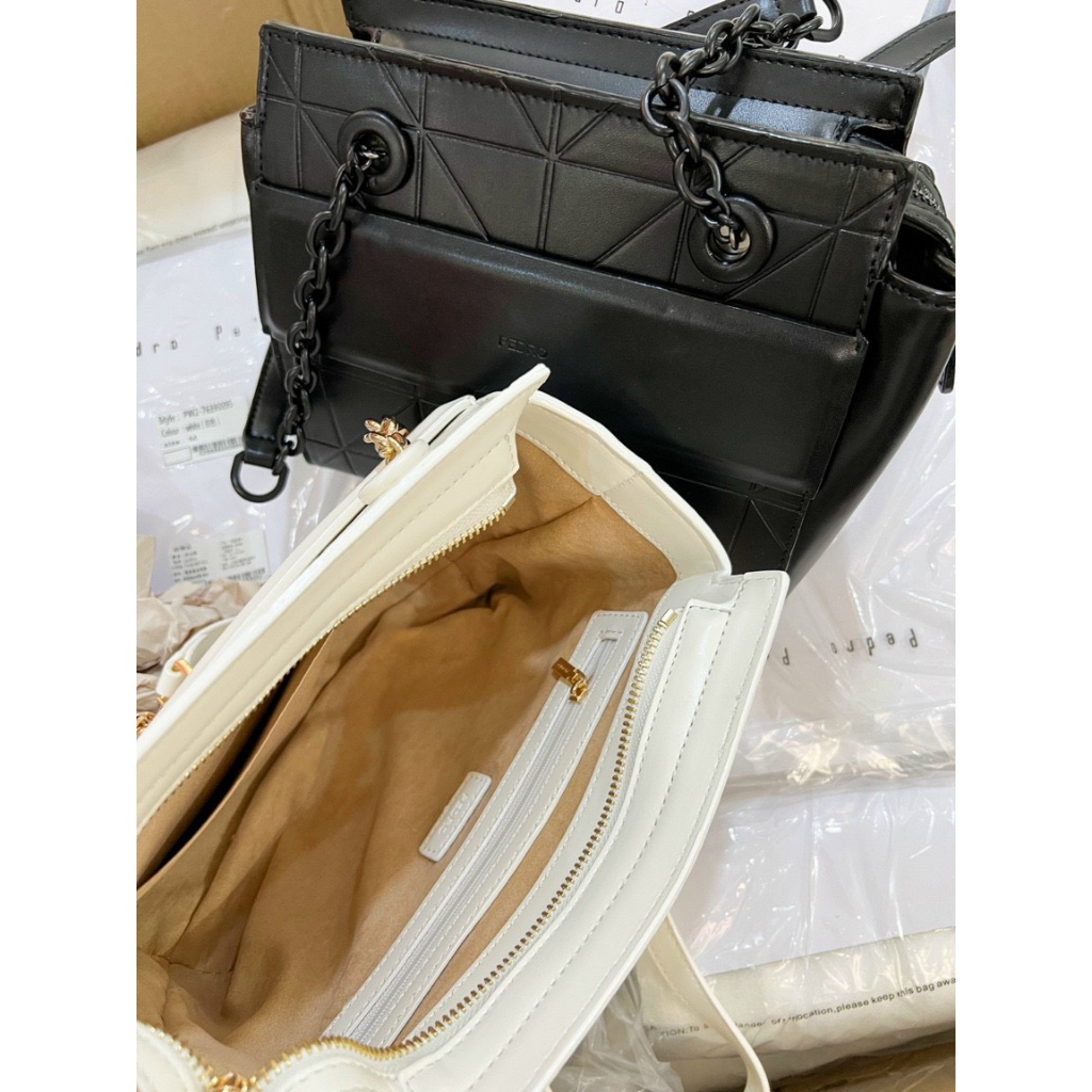 Túi nữ pê rô kiểu dáng thời trang dây da phối xích sang trọng