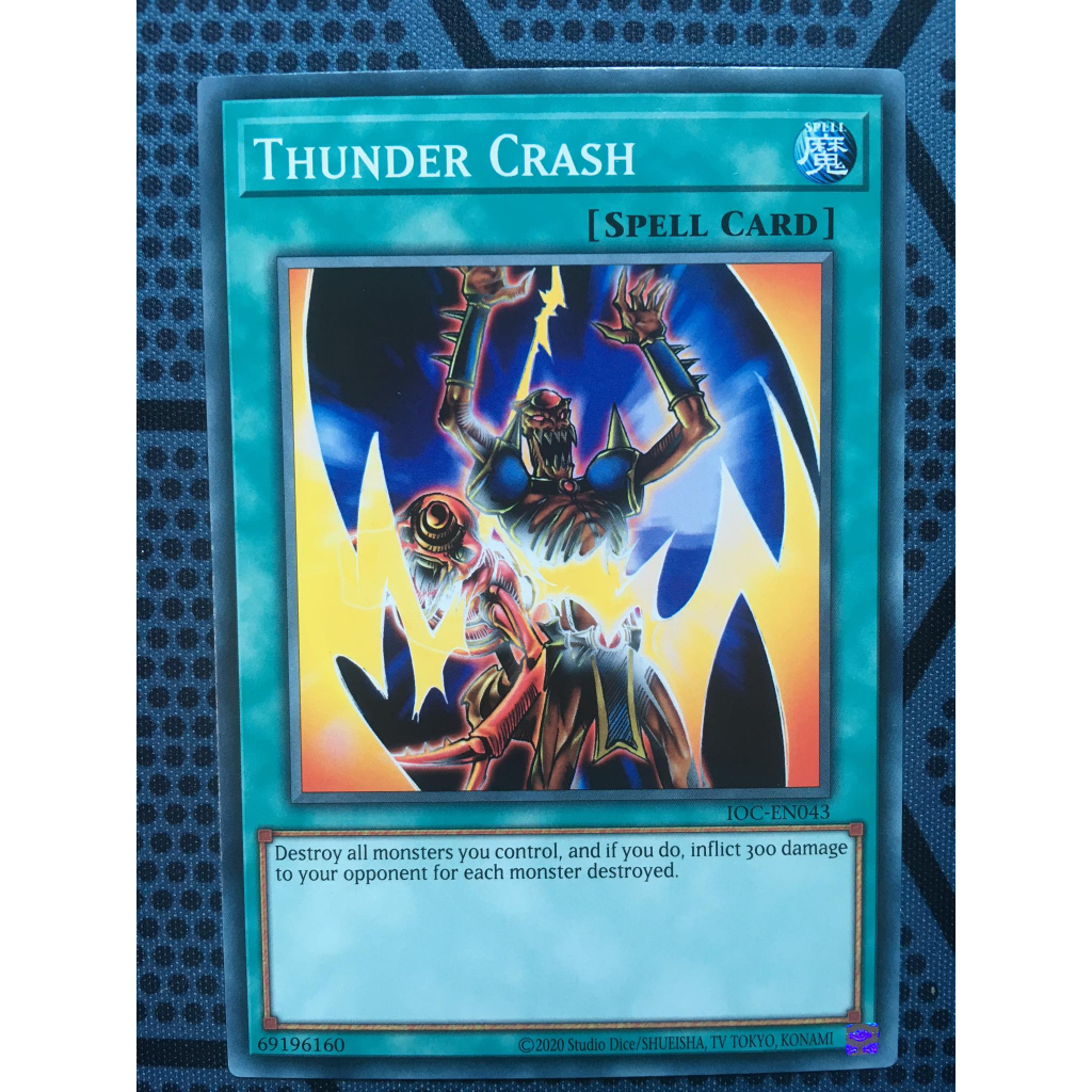 Bài yugioh thời đầu duel monster - Thunder Crash - IOC-EN043 - Common Unlimited