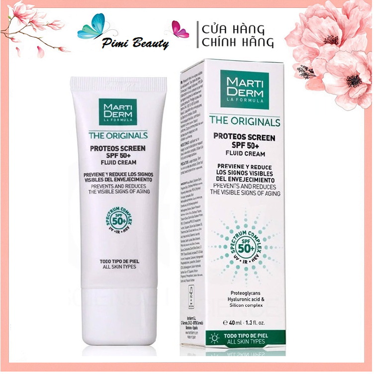 Kem chống nắng Martiderm 40ml dành cho da dầu da mụn và da nhậy cảm