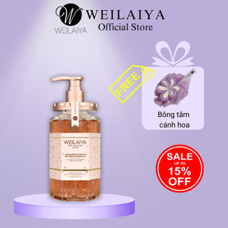 Sữa tắm Weilaiya trắng da cánh hoa hồng Damask, hương nước hoa, cấp ẩm giảm mụn